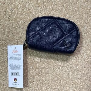 NWT Lug Stash Vegan Leather-Navy